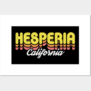 Retro Hesperia California Posters and Art